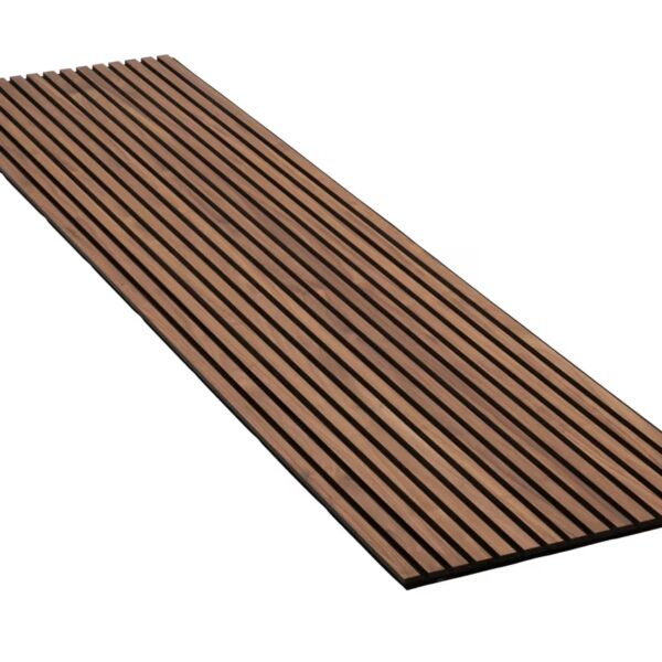 Akustikpaneel Amerikanische Walnuss Geölt MDF Schwarz Swissmark