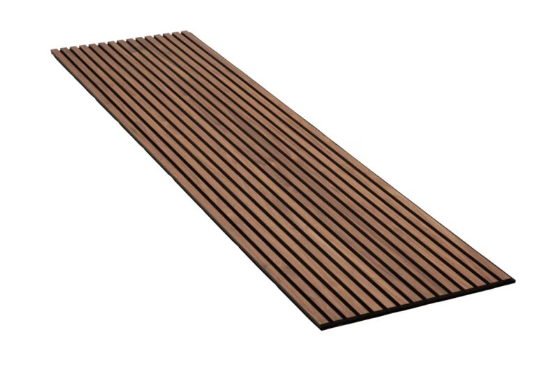 Akustikpaneel Amerikanische Walnuss Geölt MDF Schwarz Swissmark
