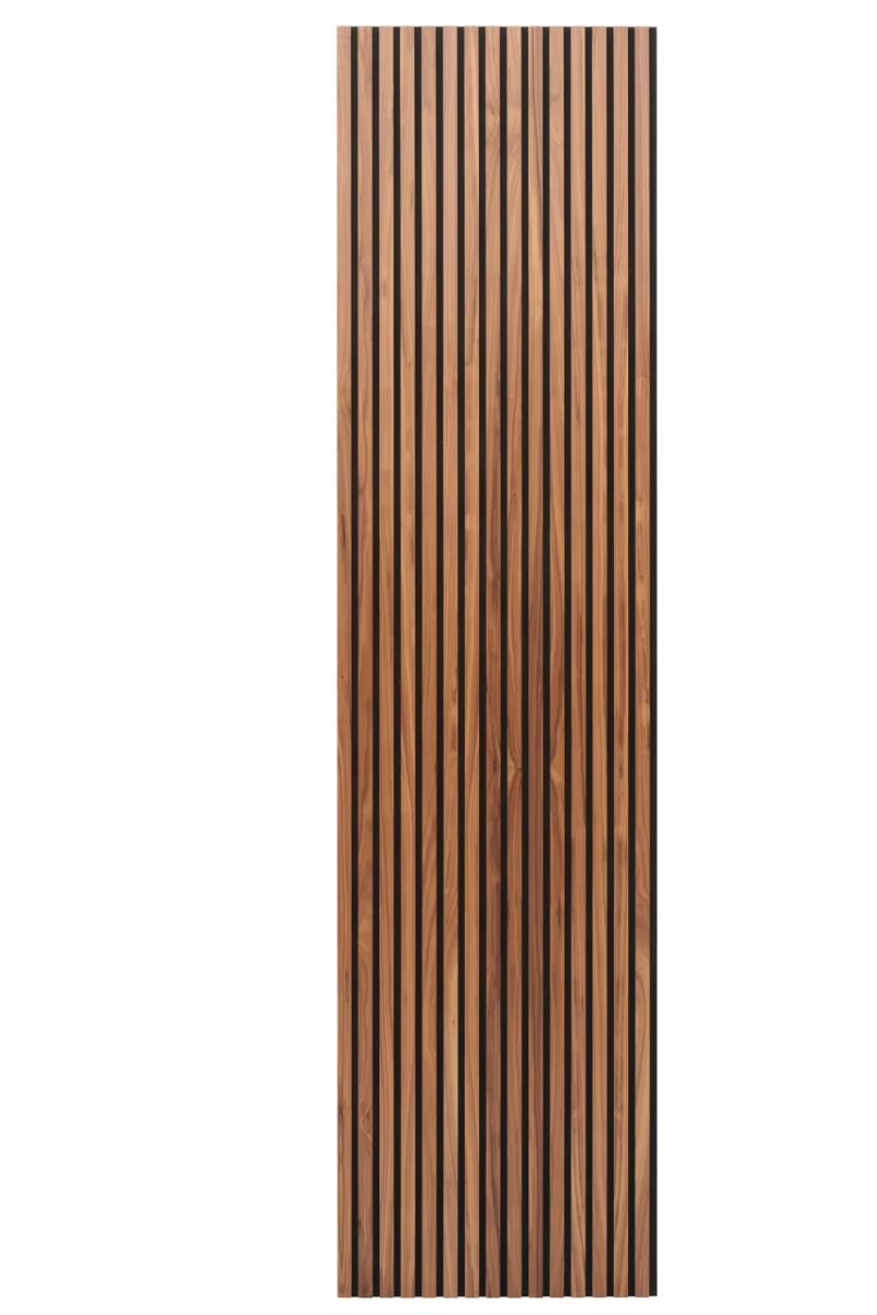 Akustikpaneel Amerikanische Walnuss Geölt MDF Schwarz Swissmark