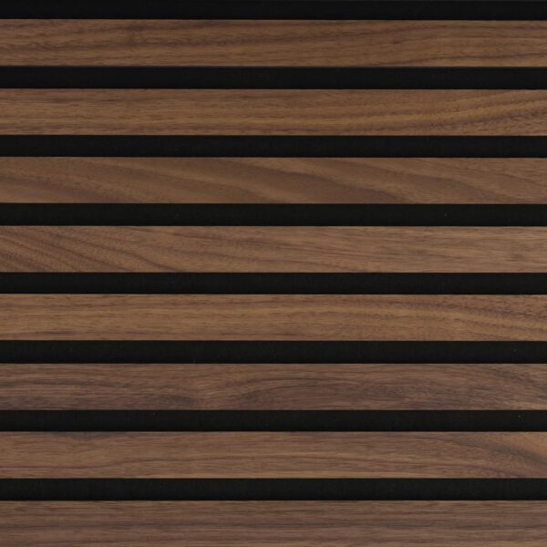 Akustikpaneel Amerikanische Walnuss Geölt MDF Schwarz Swissmark