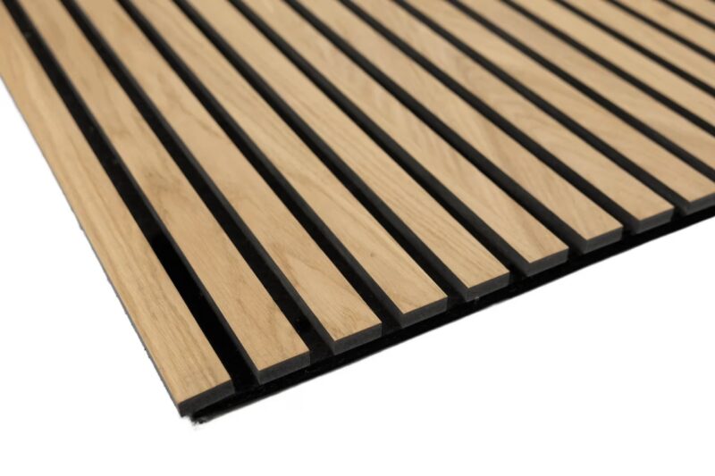 Akustikpaneel Eiche Geölt MDF Schwarz Swissmark