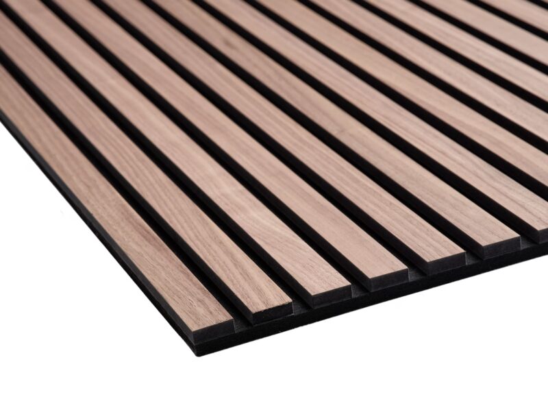 Swissmark Amerikanische Walnuss MDF Schwarz - Filz Schwarz