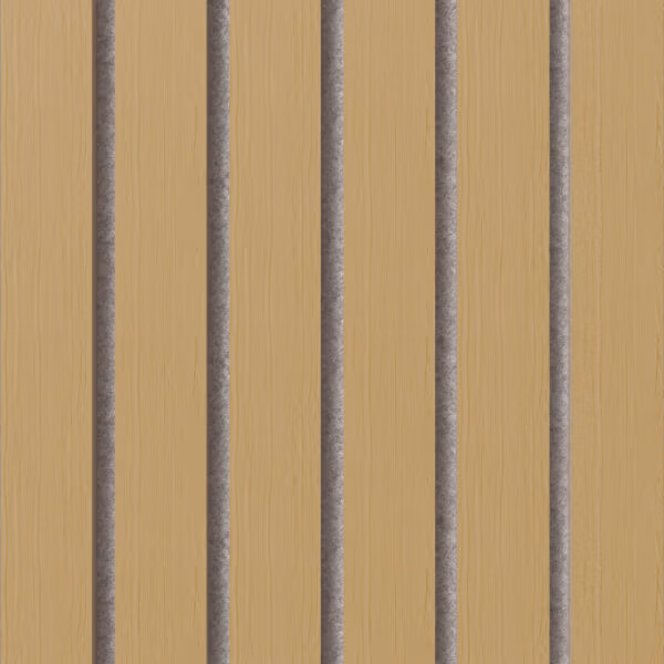 Swissmark Akustikpaneel Eiche natur - 40 mm Grauer Filz - Feuerhemmend