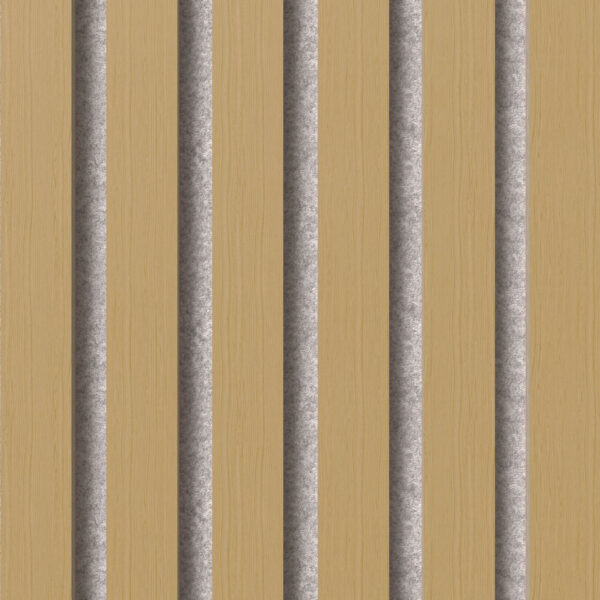 Swissmark Akustikpaneel Eiche natur - 31 mm Grauer Filz - Feuerhemmend