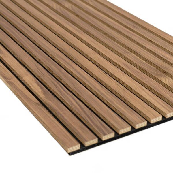 Akustikpaneel Amerikanische Walnuss Feuerhemmend Swissmark