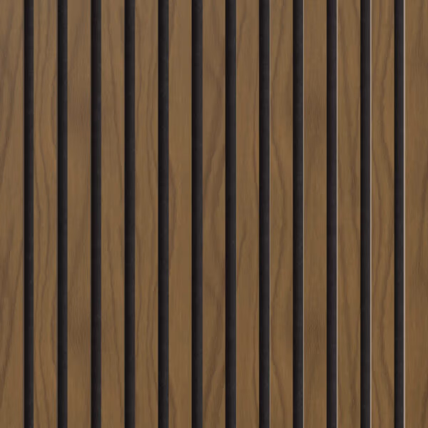 Swissmark Akustikpaneel Amerikanische Walnuss - 31 mm Schwarzer Filz - Feuerhemmend