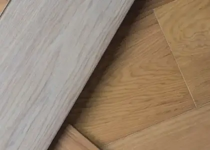 Glanz Bautechnik Verlegen von Wiking Gulve Holzböden