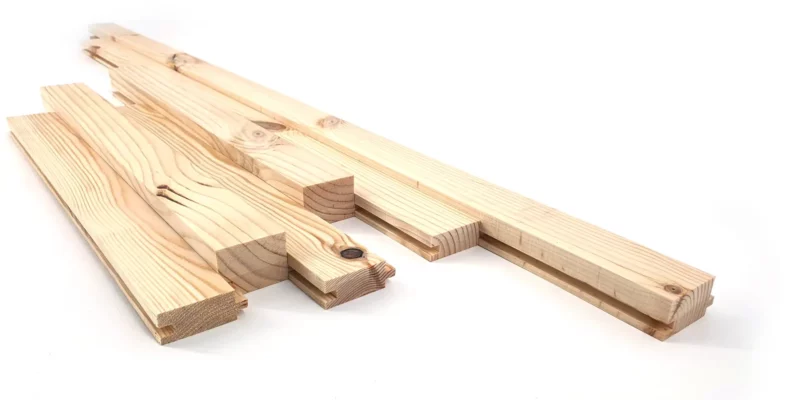 NORTO Munk - Holzlatten für rustikale Wände aus Restholz
