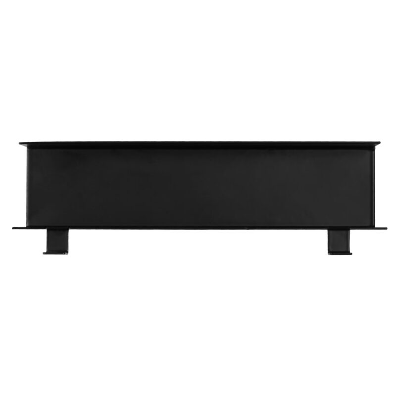 Schwarzes Regal für Akustikpaneele mit 4 Haken, 215 mm