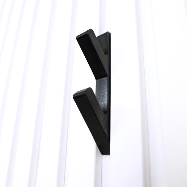 3D-Haken Schwarz für Akustikpaneele