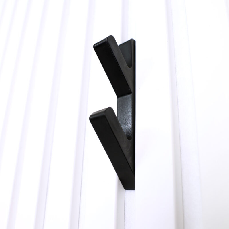 3D-Haken Schwarz für Akustikpaneele