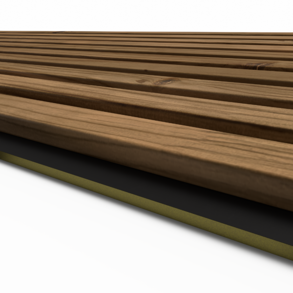 Swissmark Nordic Outdoor FR Pro Feuerhemmende Fassadenpaneele Thermo Wood Pine / Stone Wool backing